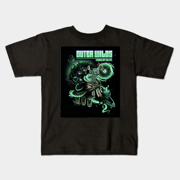 Echoes of the eye Kids T-Shirt by CCampargue